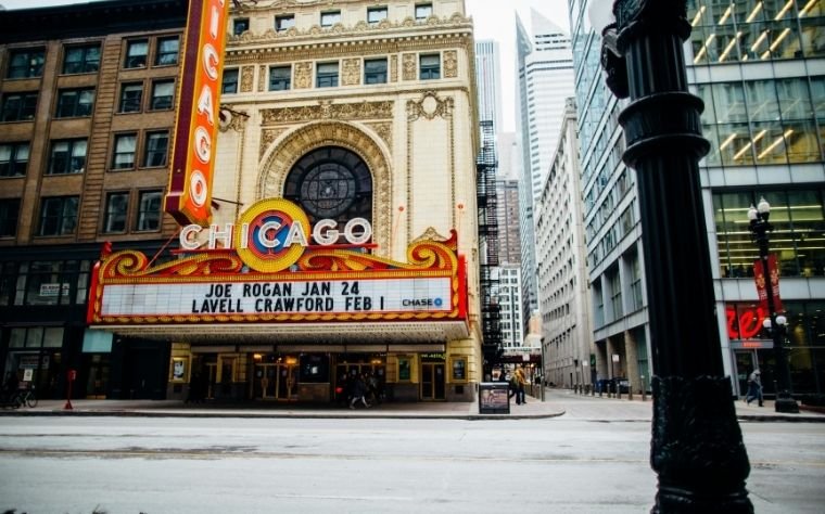 nova york times square broadway chicago
