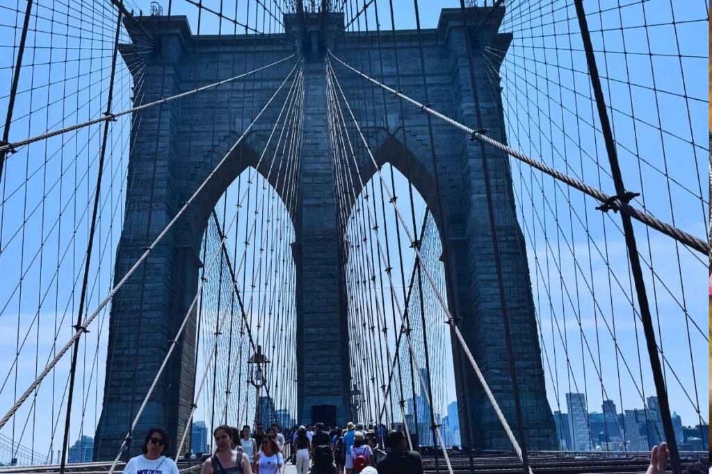 como atravessar a ponte do brooklyn - foto autoral