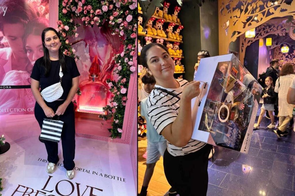 Compras na Sephora e Disney Store em 2024. Foto autoral