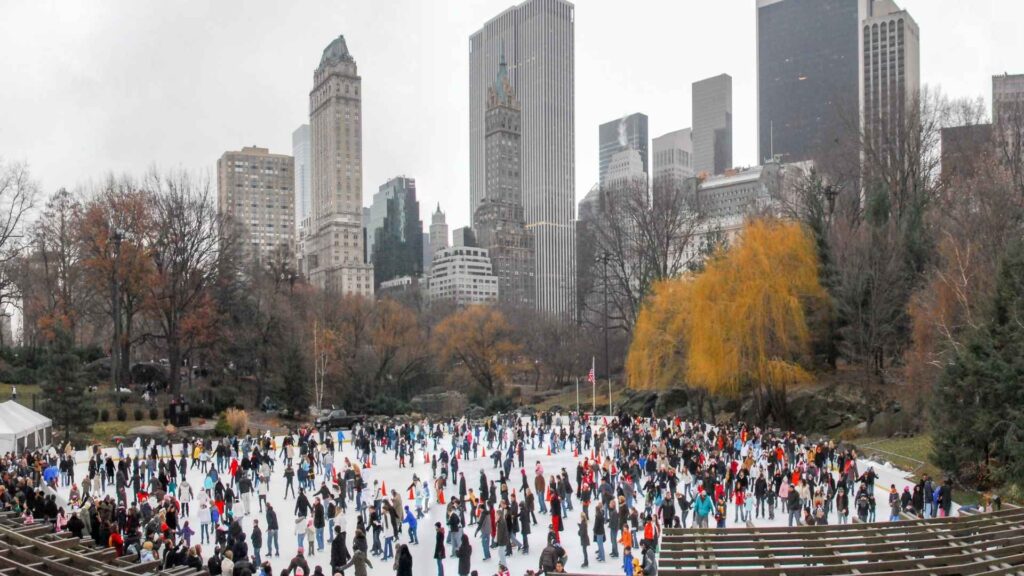 dicas para patinação no gelo no central park