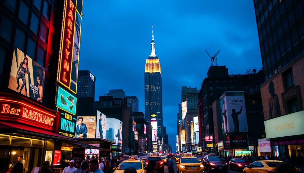 A Vida Noturna em Nova York