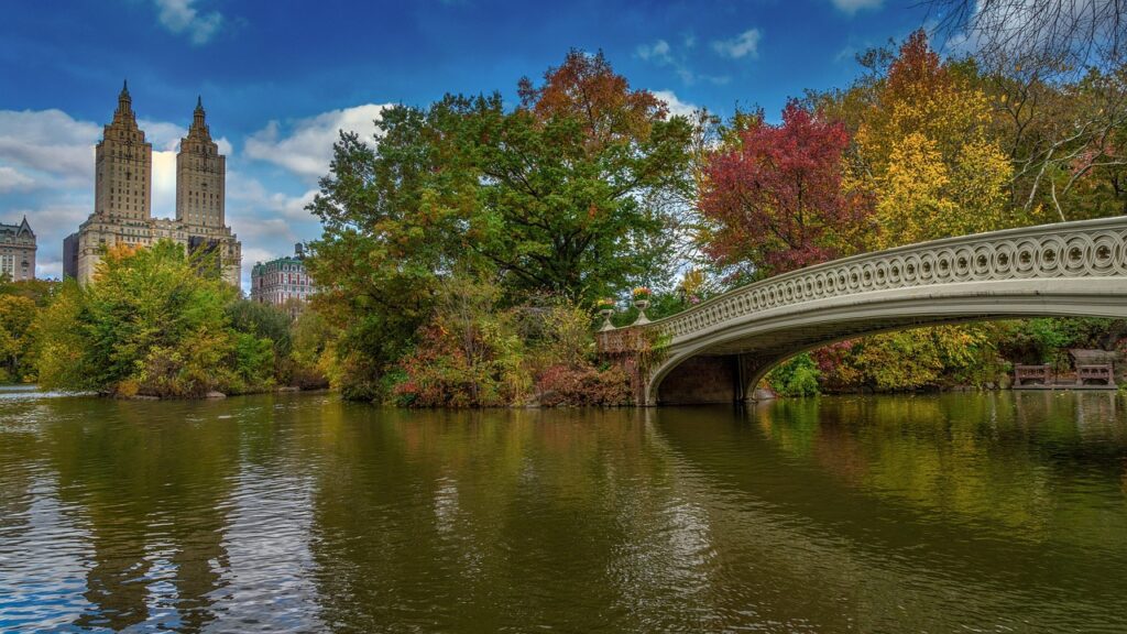A bow bridge no central park é um dos lugares mais instagramáveis de nova yokr
