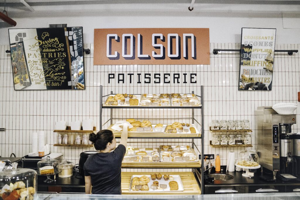 Tradicional padaria Colson Patisserie em Park Slope