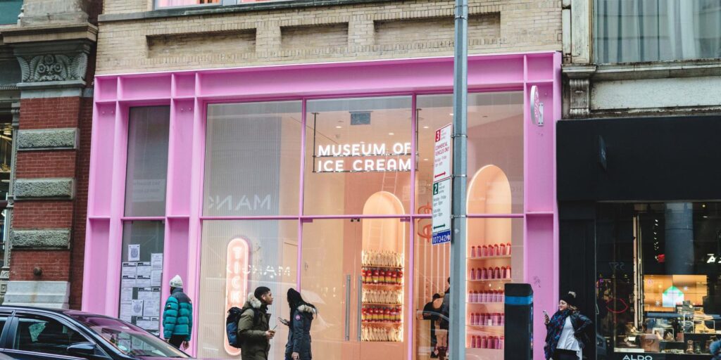 O museu do sorvete em Nova York