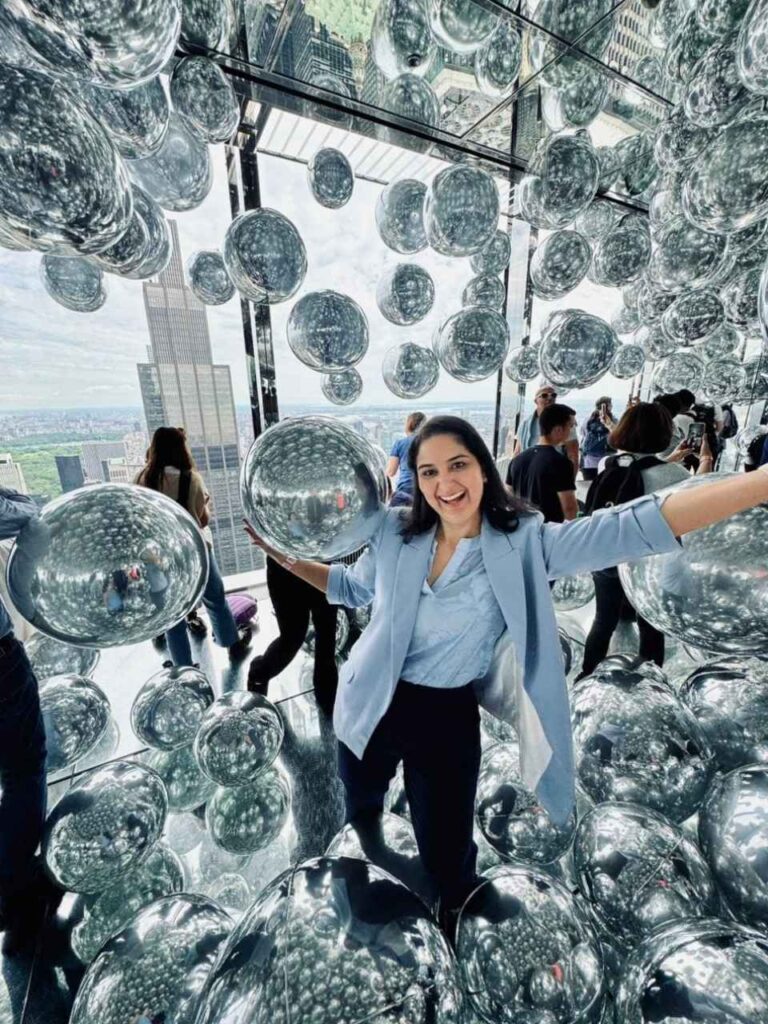 foto da autora no summit one vanderbilt - foto autoral