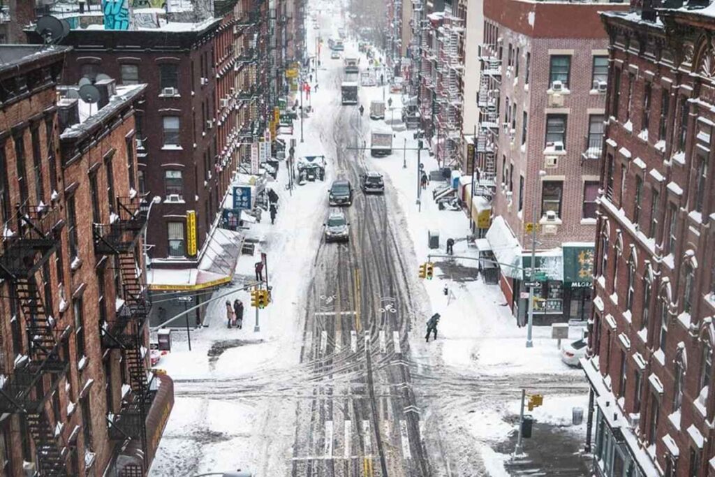 Neve em Nova York
