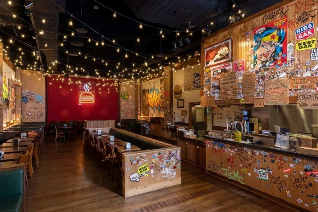 Visão Geral do Burger Joint no Hotel Thompson em Nova York