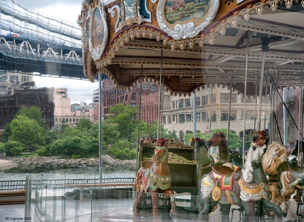 Tradicional Jane's Carousel no DUMBO