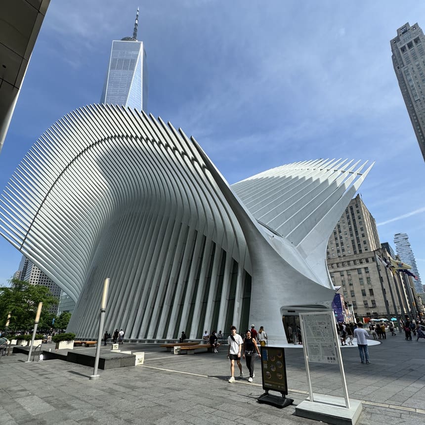 Estação Oculus, downtown nova york - foto autoral