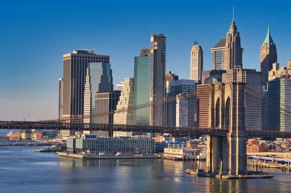 dicas praticas ponte manhattan Vista da brooklyn bridge e do skyline a partir da Ponte Manhattan