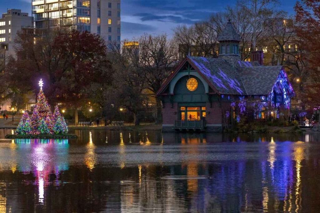 central park holiday lights