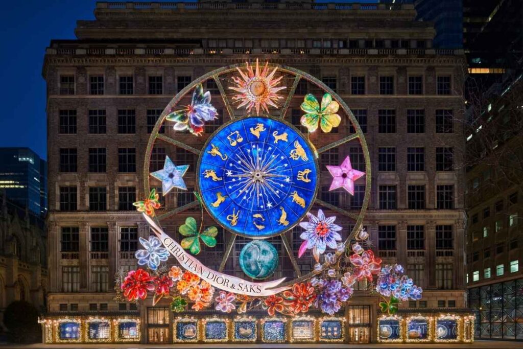 luzes de natal na saks fifth avenue
