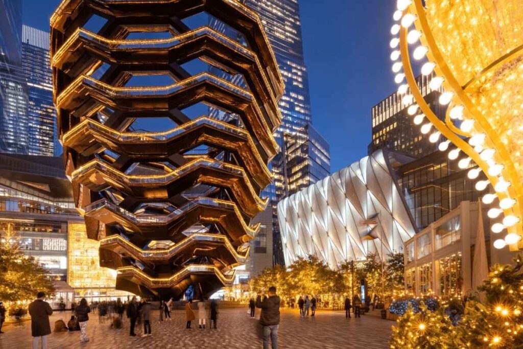 luzes de natal no vessel