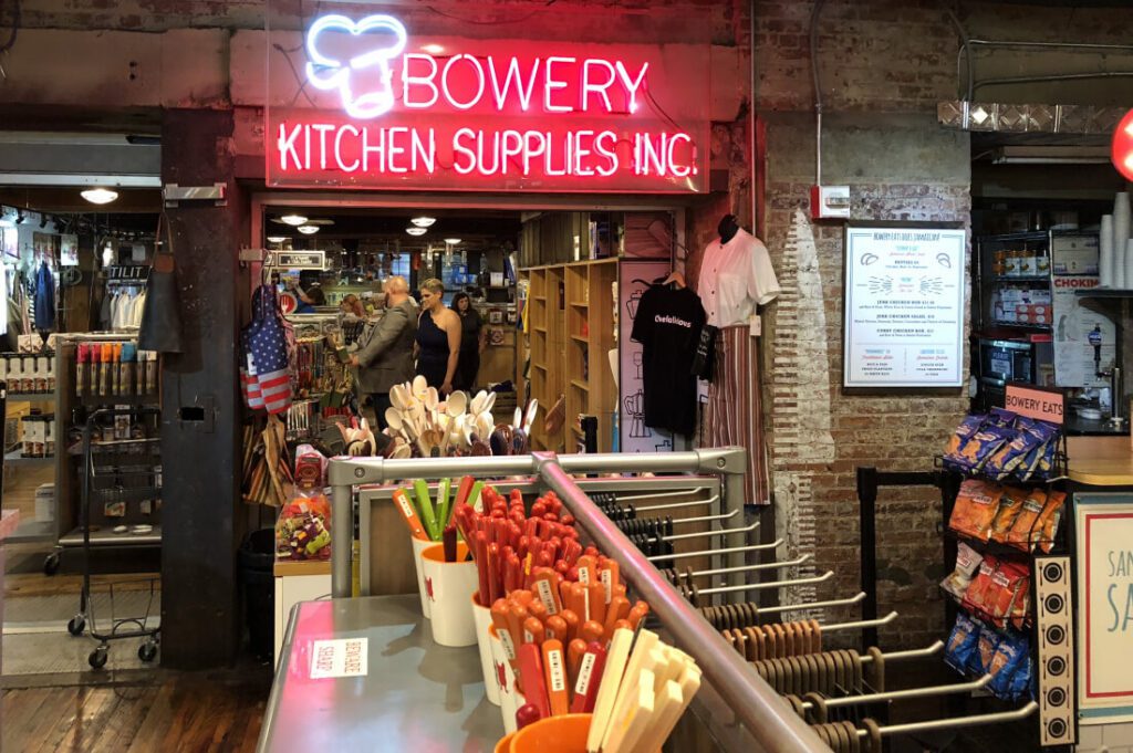 loja de utensílios no chelsea market