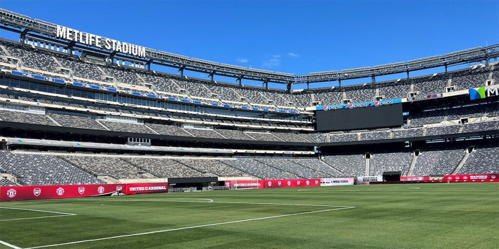 Futebol internacional no MetLife Stadium