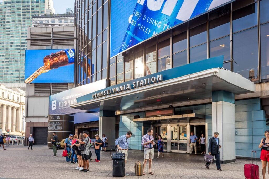 Penn Station: opções de transporte para o MetLife Stadium