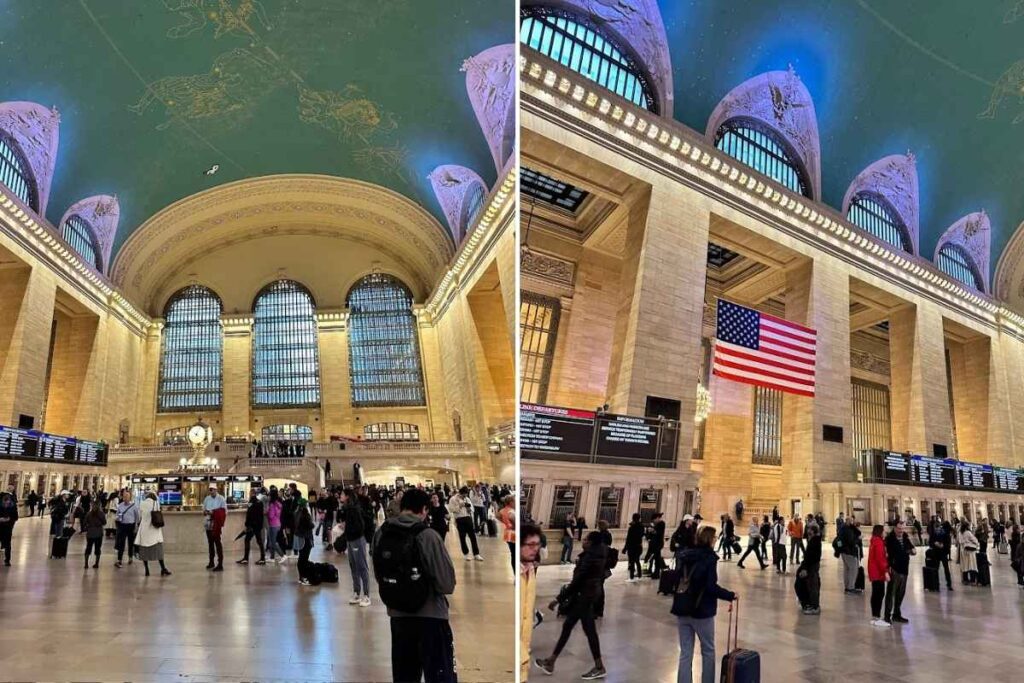 foto montagem: grand central terminal - fotos autorais