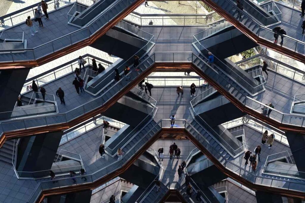 The Vessel é uma estrutura arquitetônica no Hudson Yards