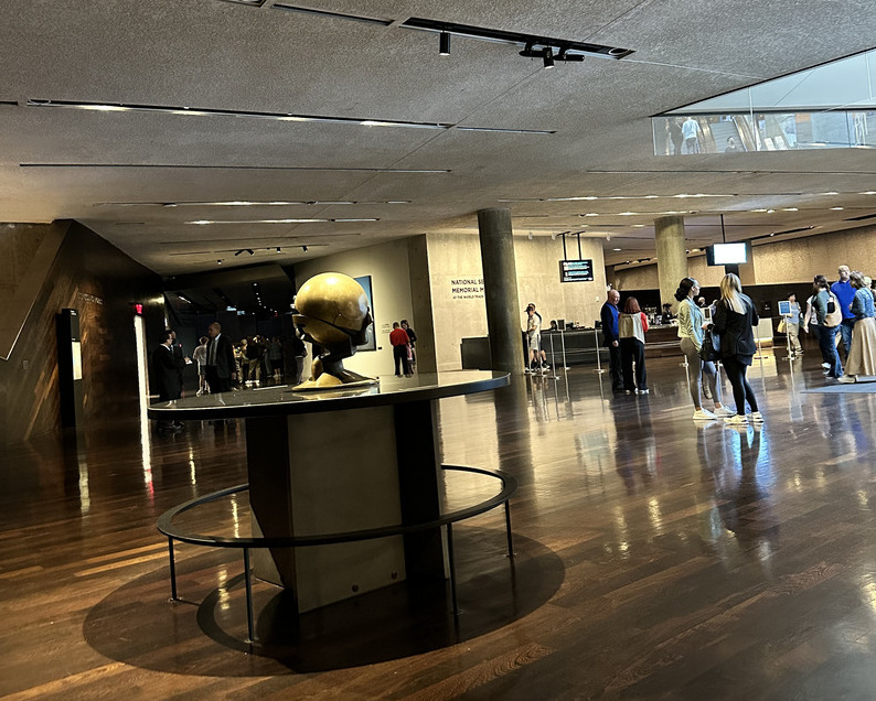 Saguão do museu do 11 de setembro - foto autoral