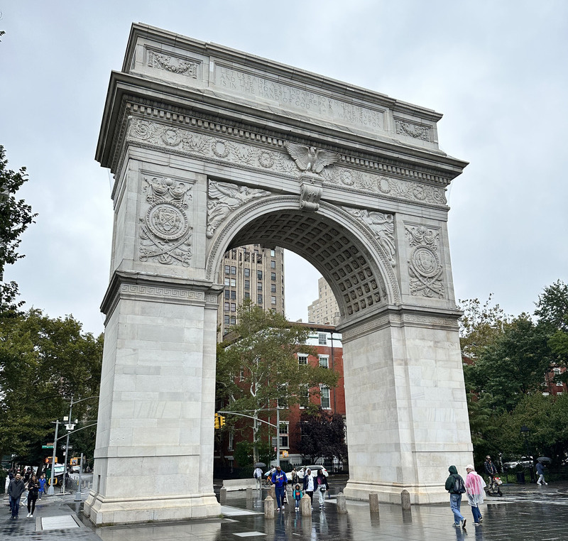 Famoso arco do Washington Square Park - foto autoral