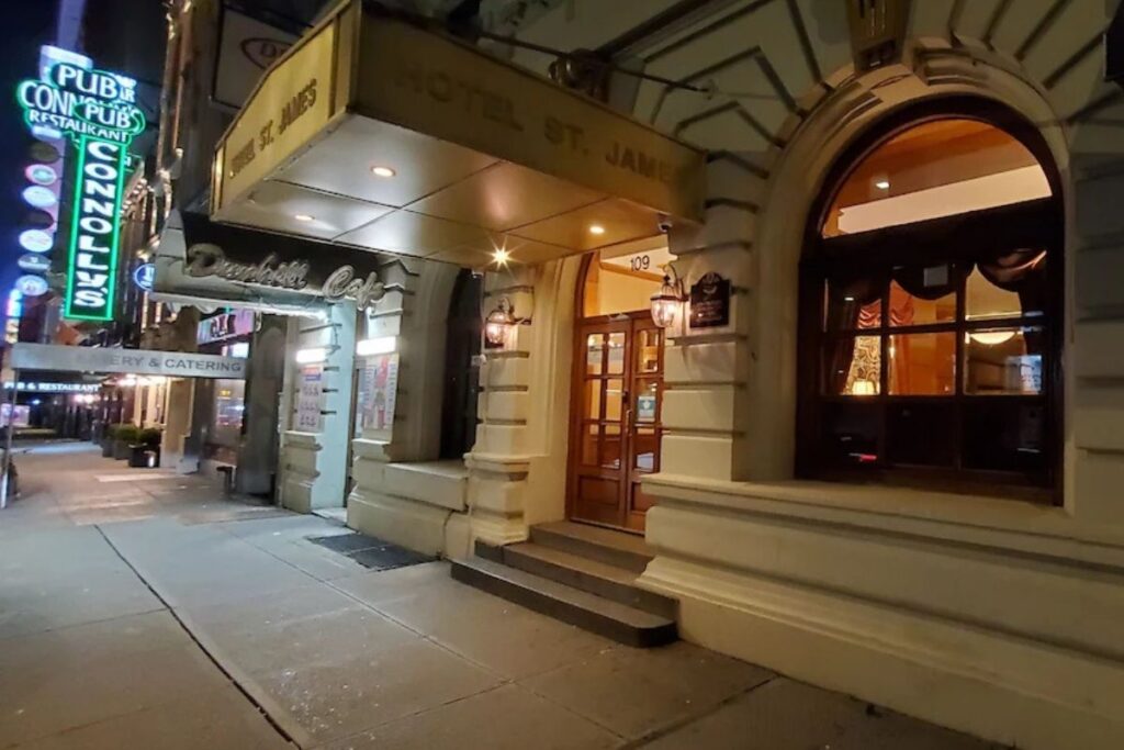 O Hotel St. James é um dos destaques em custo-benefício para a Copa do Mundo 2026 em Nova York