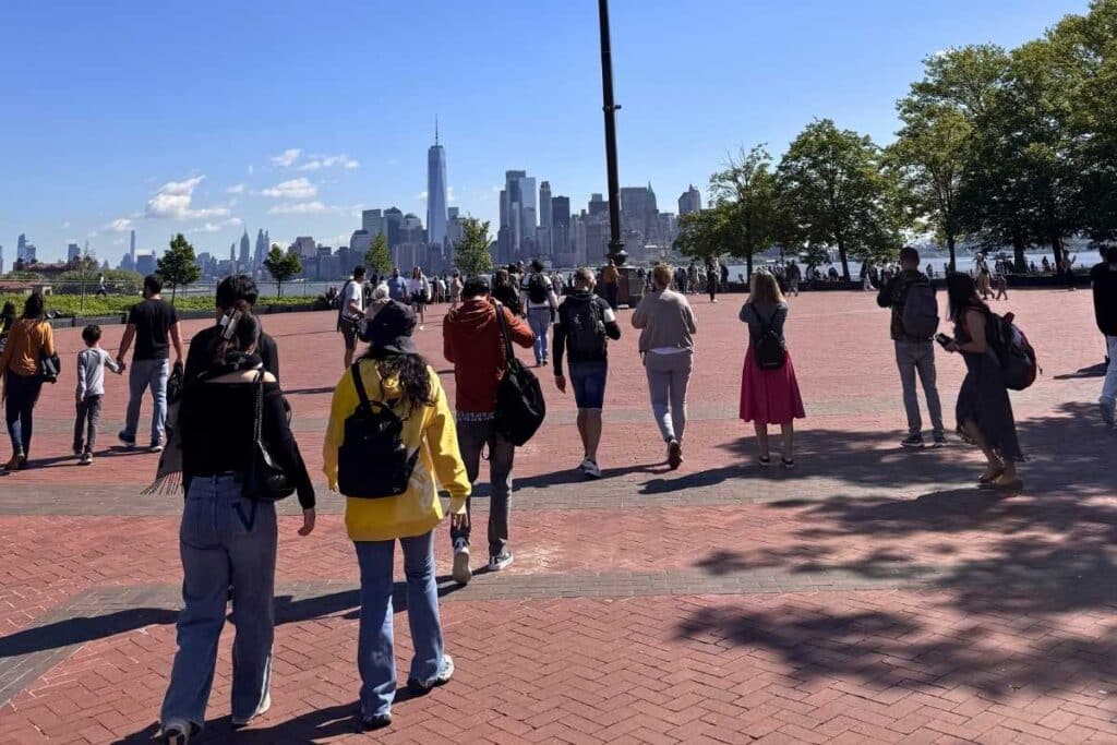 visitas guiadas para a estátua da liberdade - foto autoral